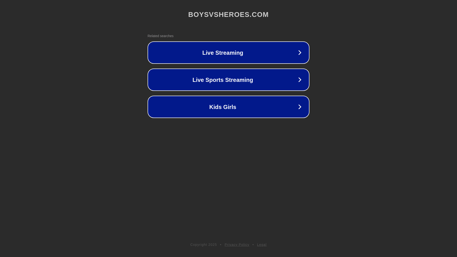 website screenshot of https://boysvsheroes.com/