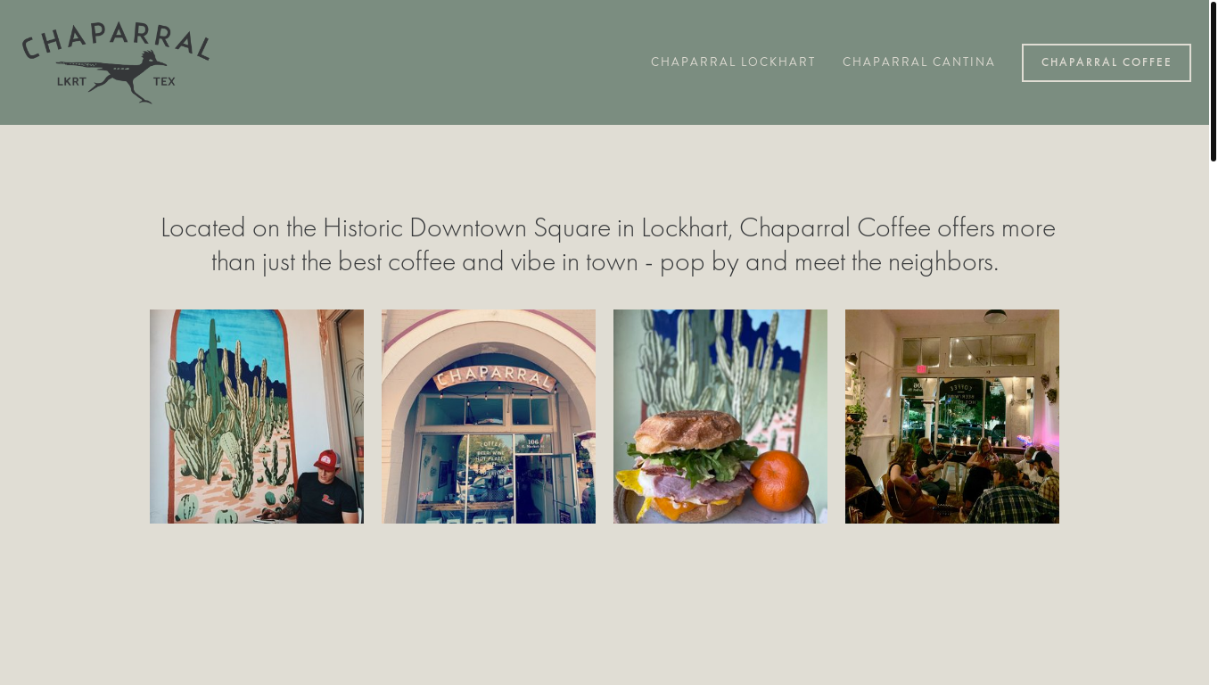 website screenshot of https://chaparrallockhart.com/