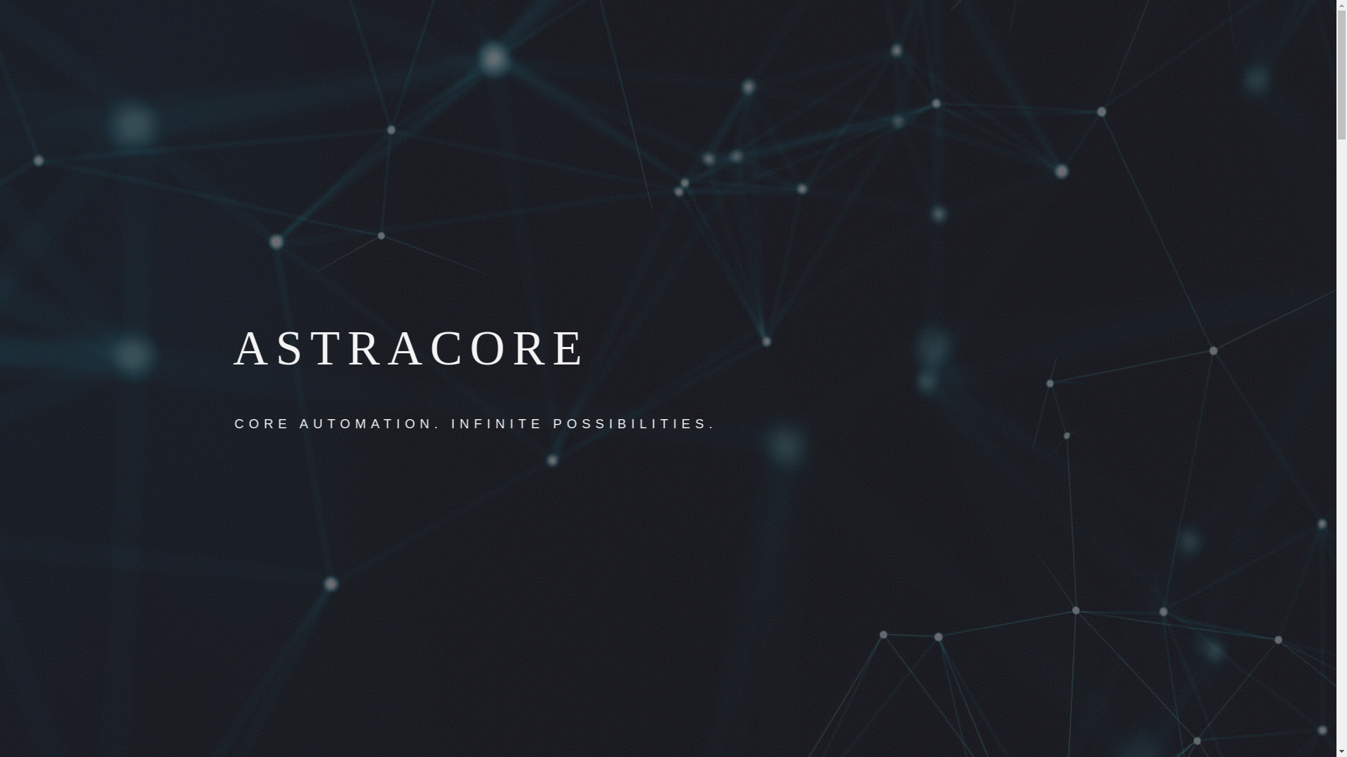 website screenshot of https://astracore.ca/