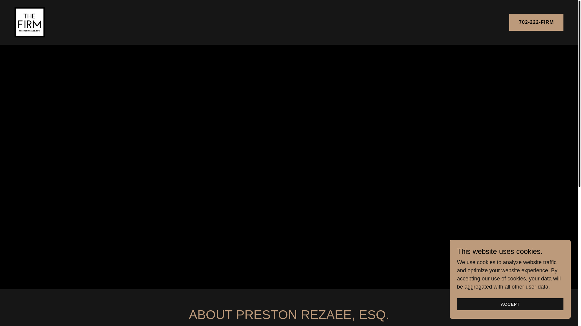 website screenshot of https://prestonrezaeelaw.com/