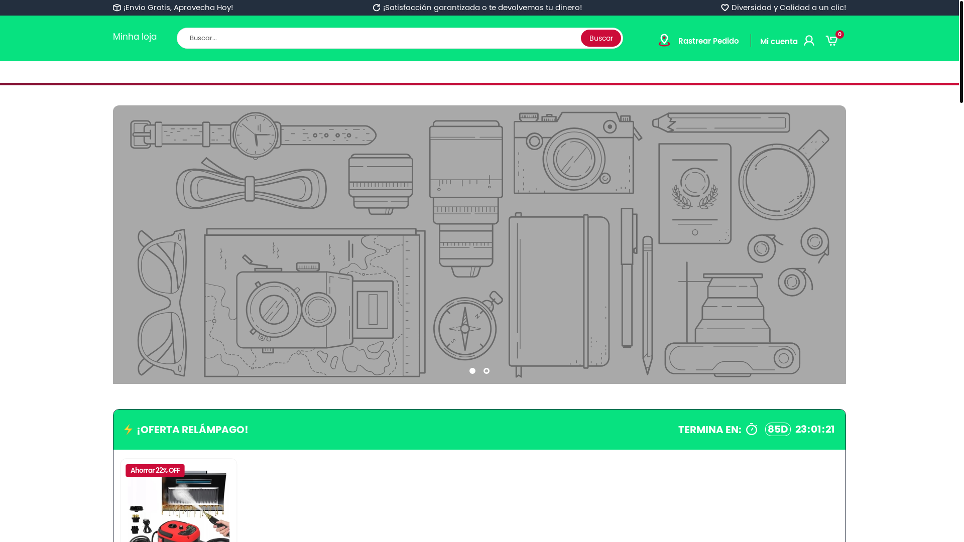 website screenshot of https://averza.store/