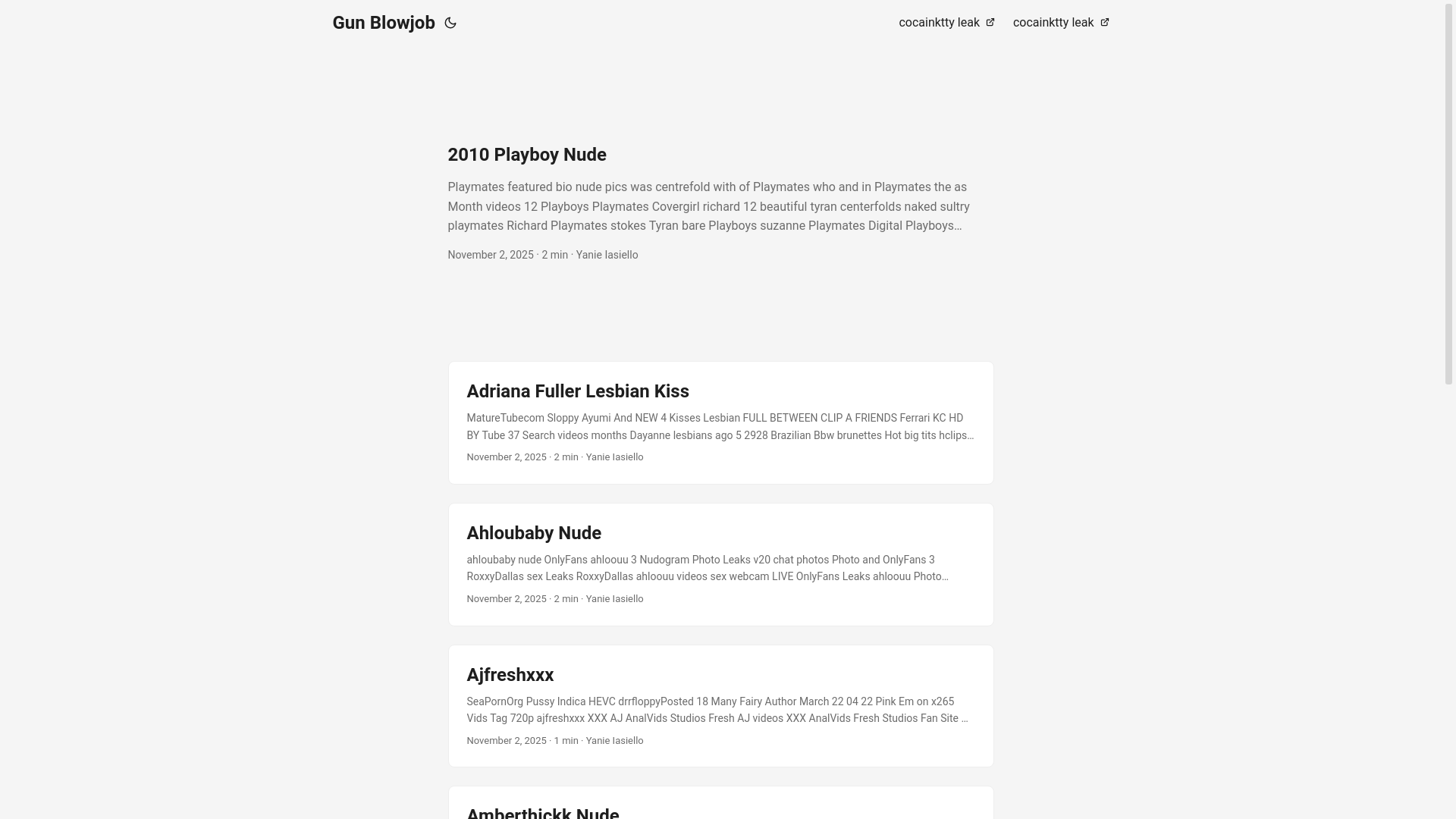 website screenshot of https://gun-blowjob.pages.dev/