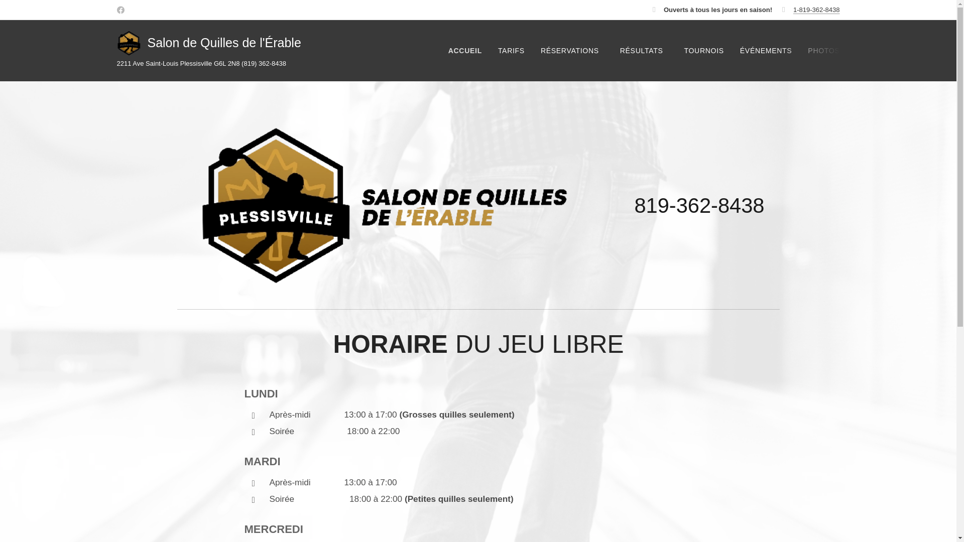 website screenshot of https://quillesdelerable.ca/