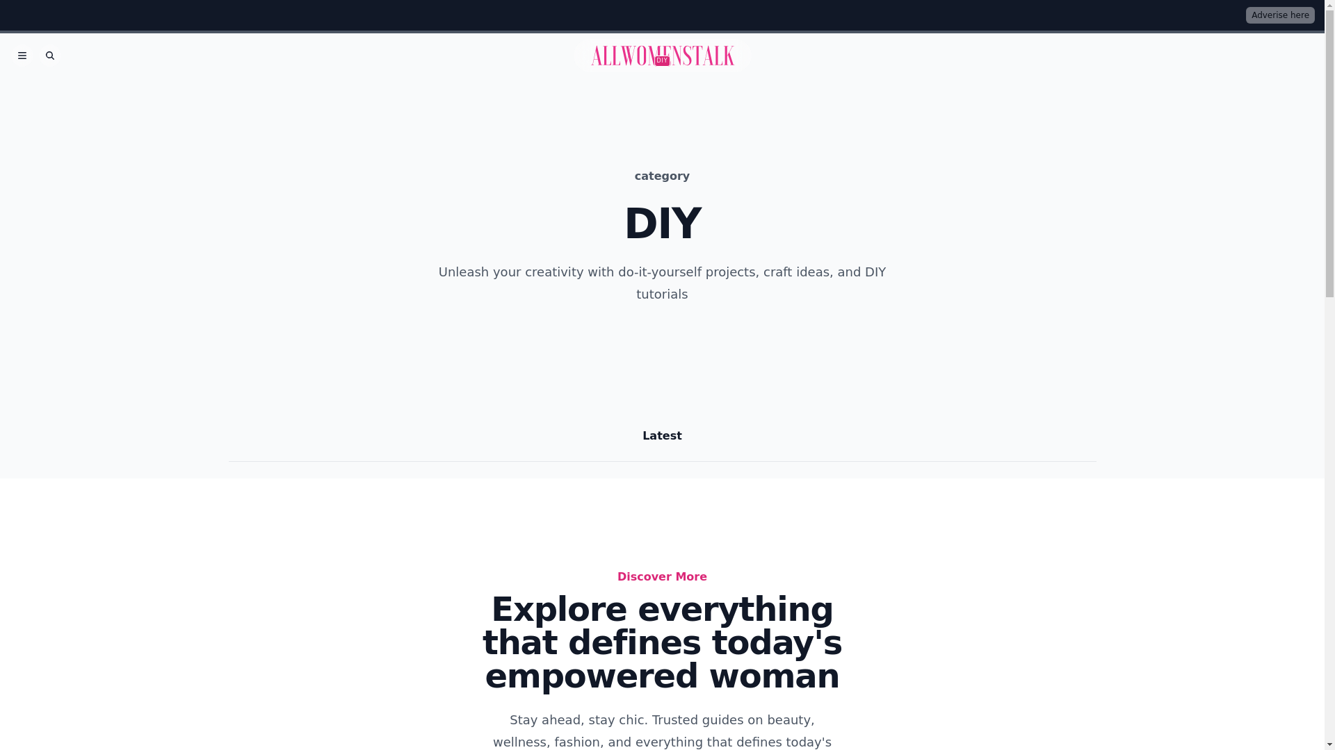 website screenshot of https://diy-allwomenstalk-com.pages.dev/