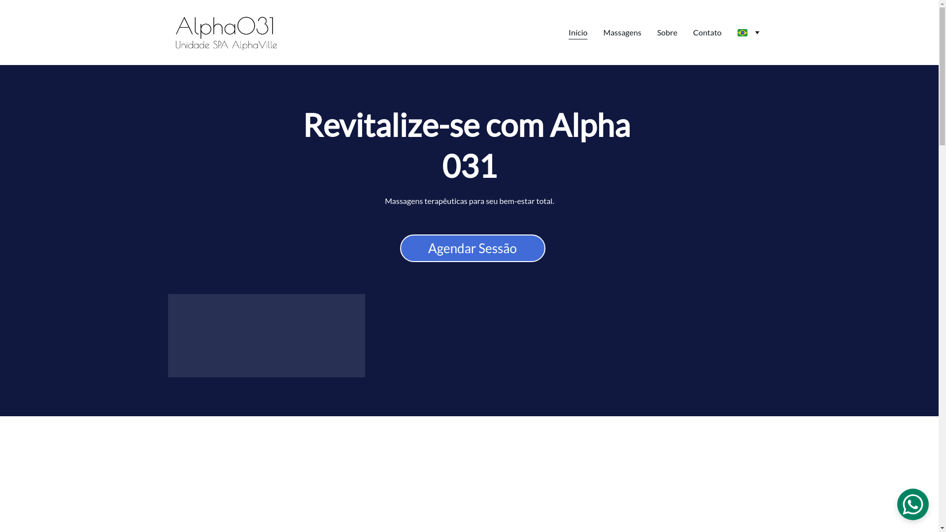 website screenshot of https://alpha031.com.br/