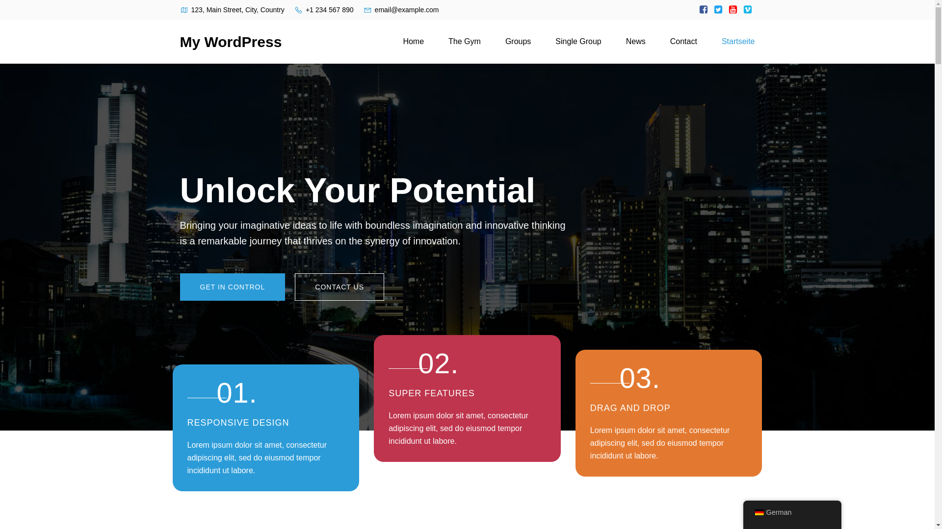 website screenshot of https://beachtraining.de/