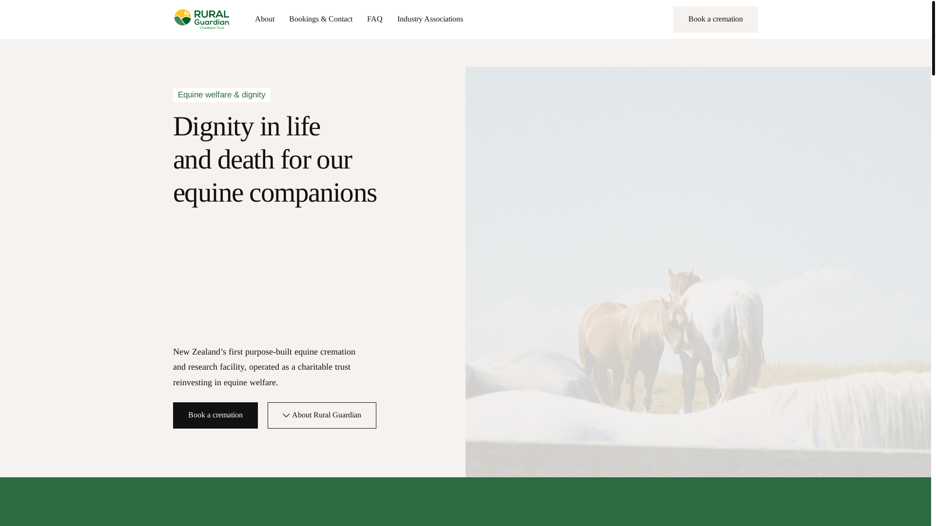 website screenshot of https://ruralguardian.org.nz/