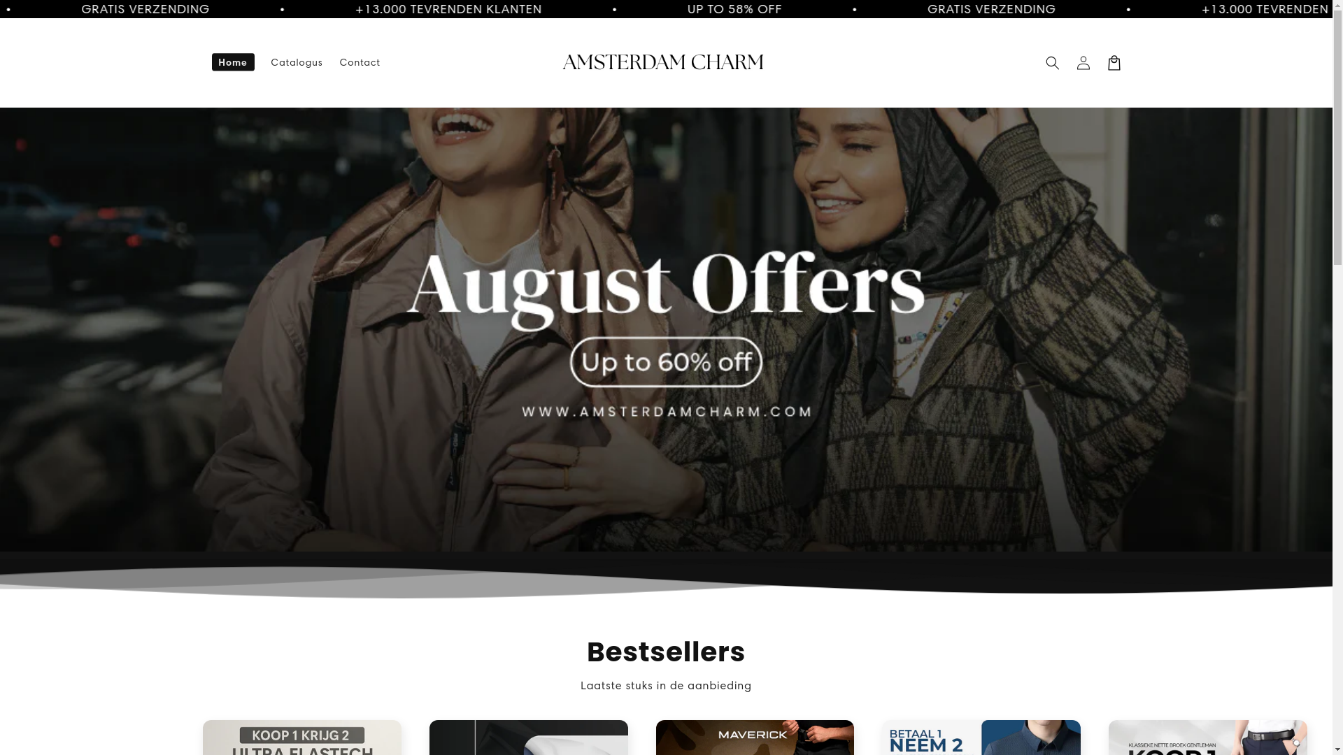 website screenshot of https://amsterdam-chaarmshop.store/