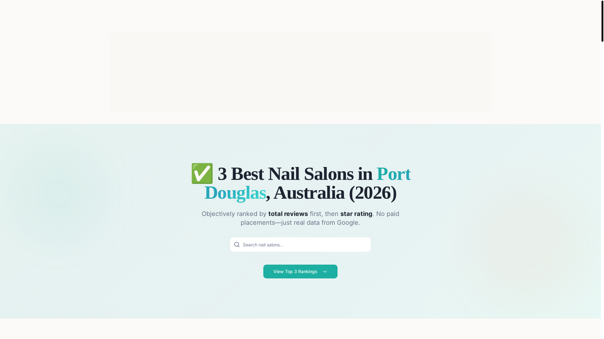 website screenshot of https://nailsalonportdouglas.pages.dev/