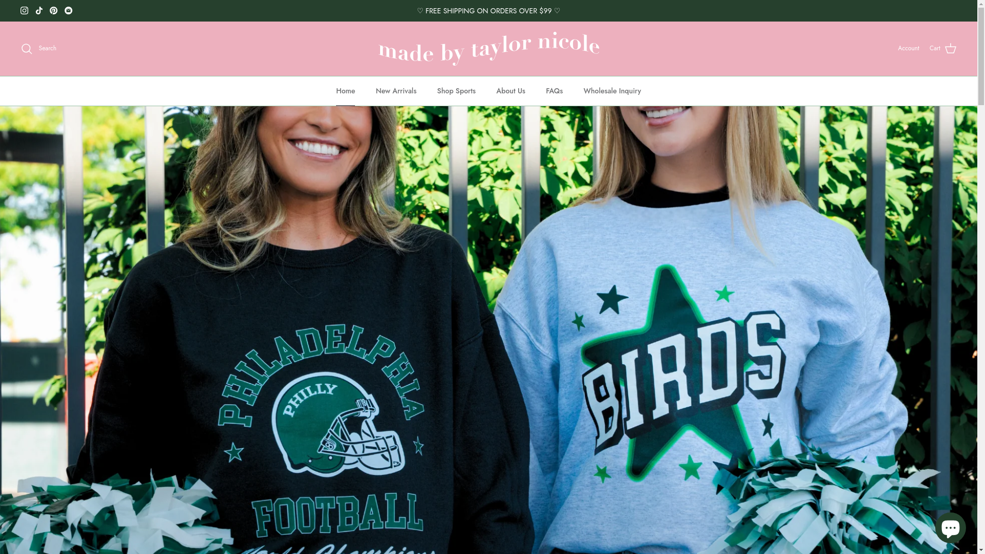 website screenshot of https://shopmbtn.com/