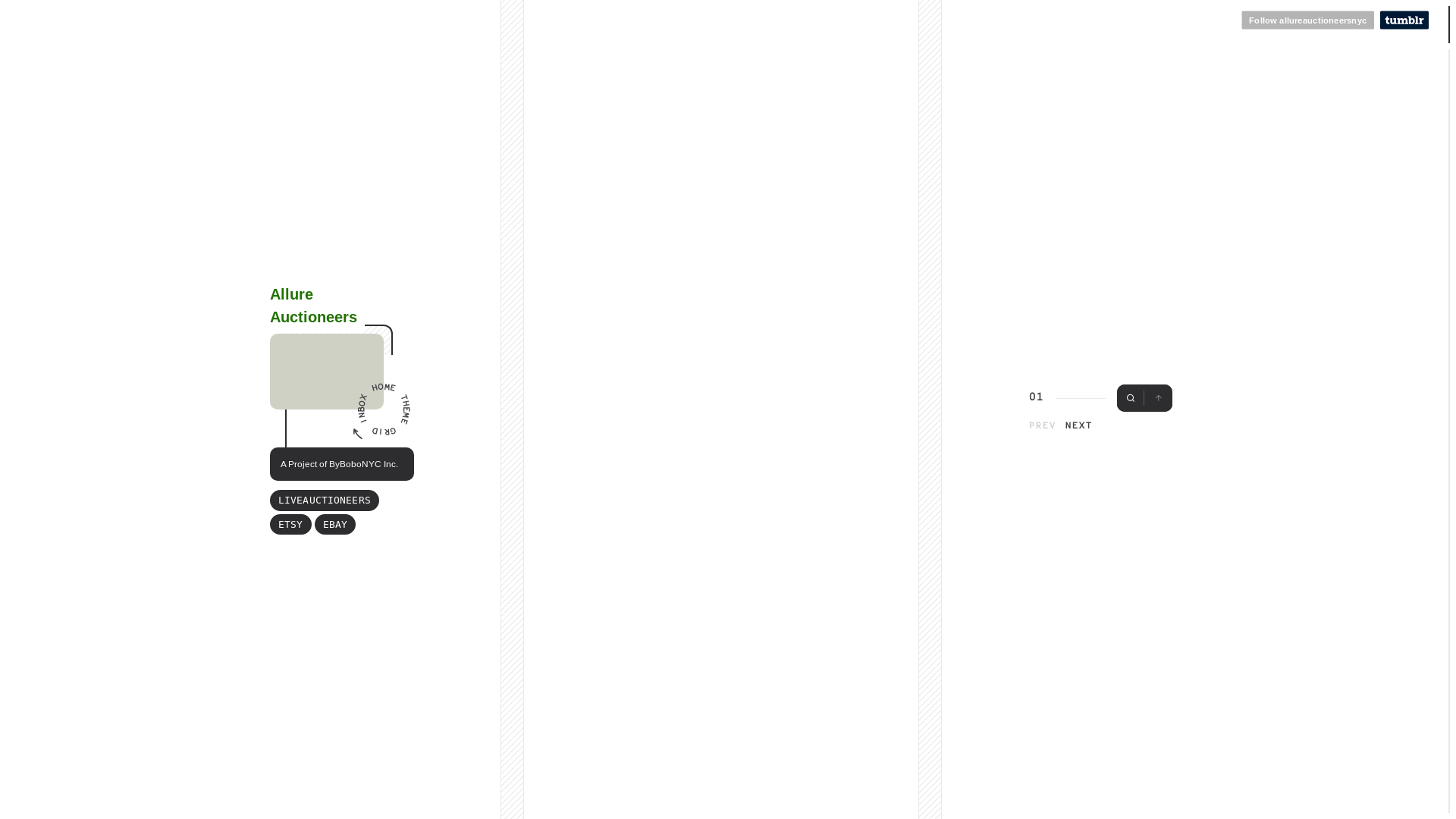 website screenshot of https://allureauctioneers.com/
