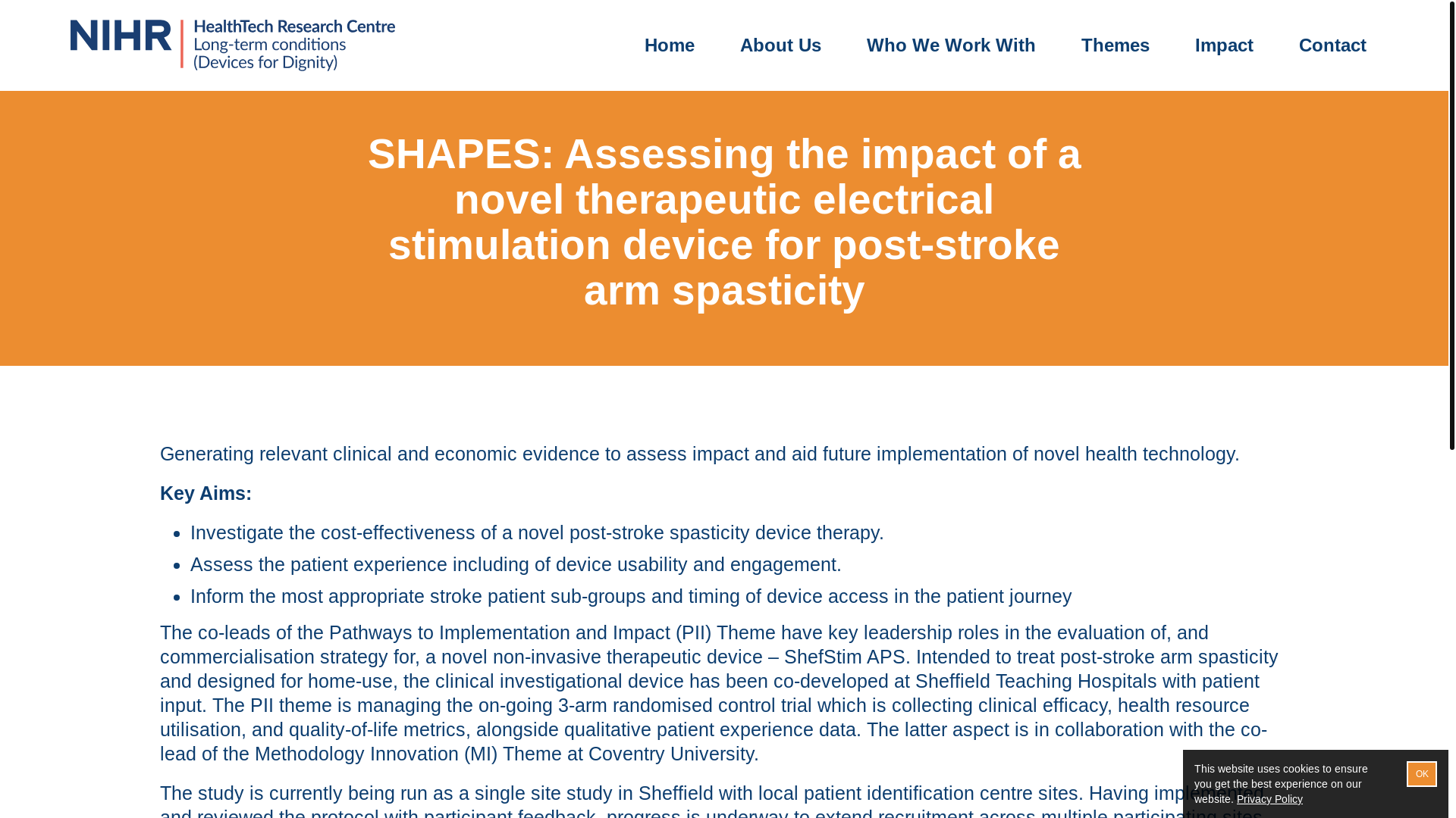 website screenshot of https://shapes.org.uk/