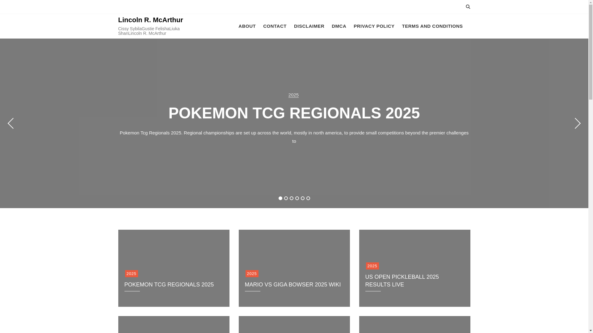 website screenshot of https://lincolnrmcarthur.pages.dev/