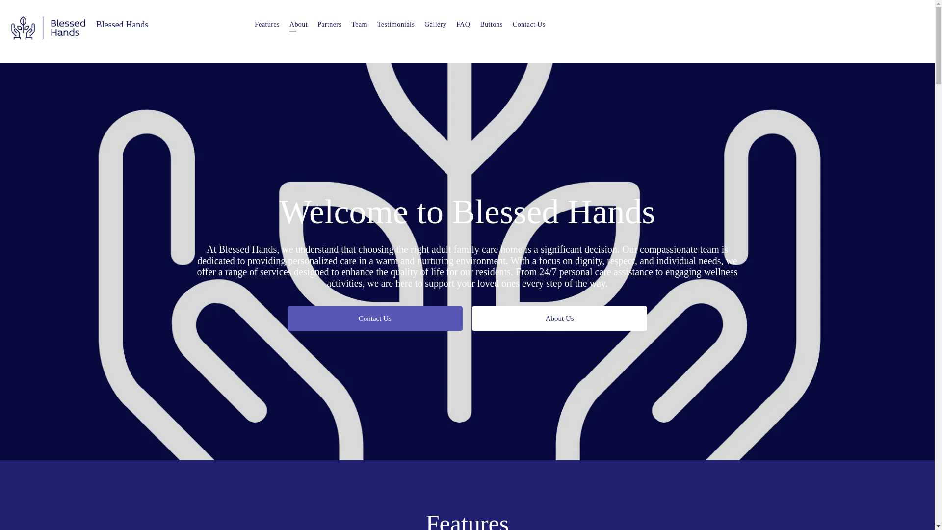 website screenshot of https://healthblessedh.com/