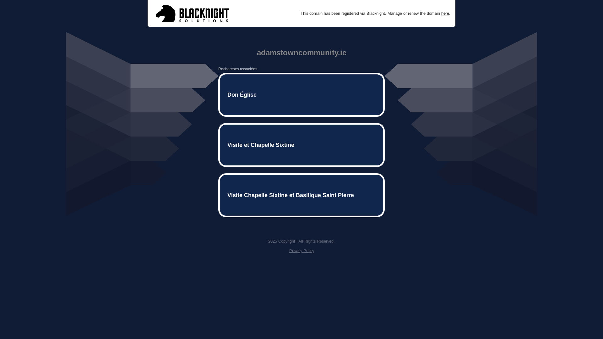 website screenshot of https://adamstowncommunity.ie/