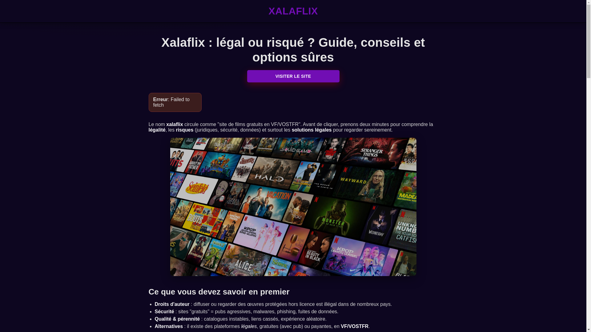 website screenshot of https://xalaflix-skin.pages.dev/