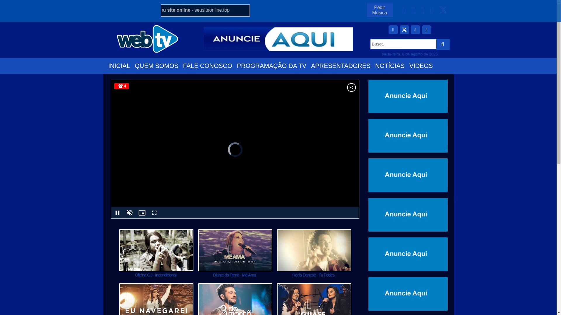 website screenshot of https://sitewebtvonline.top/