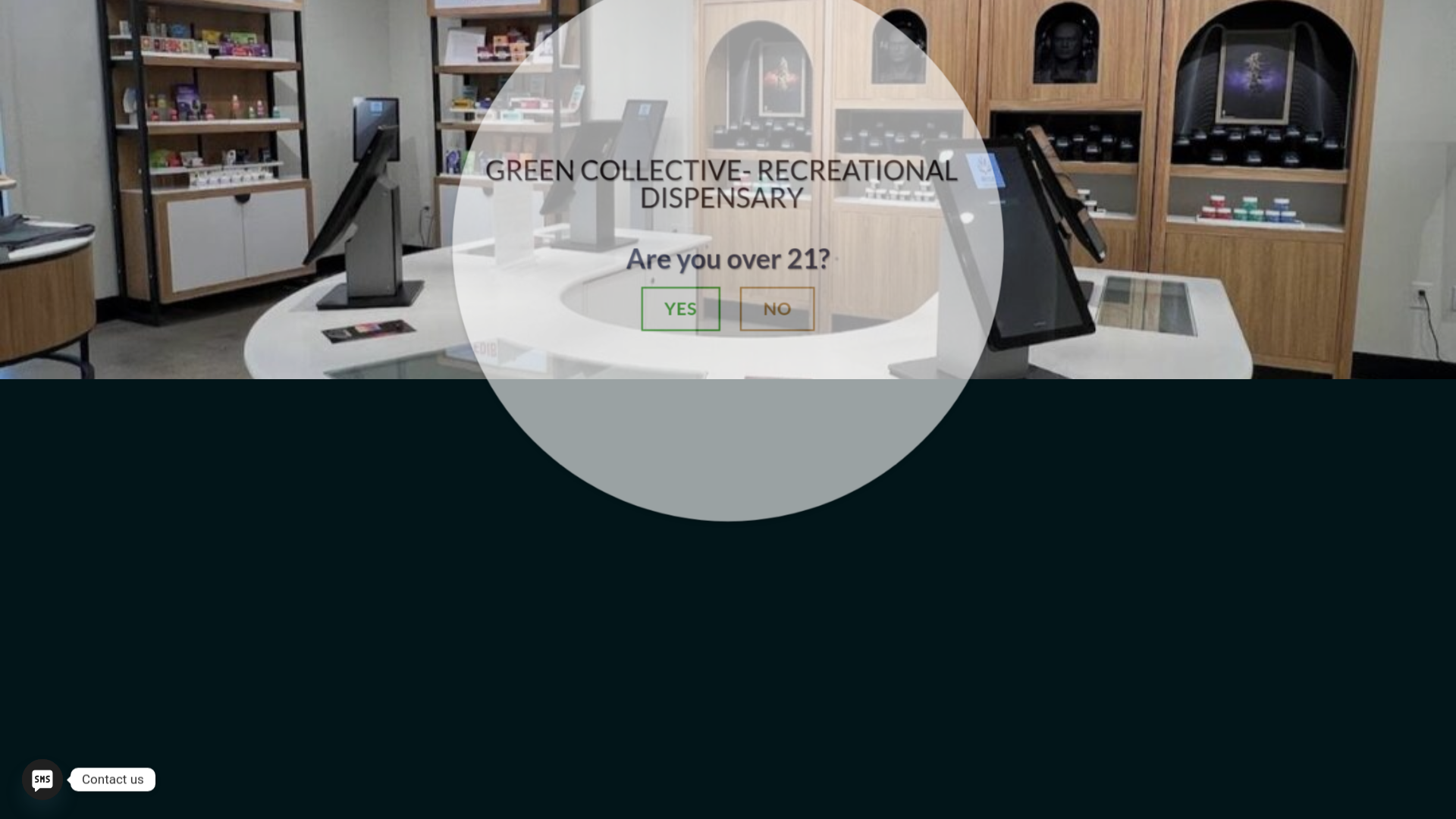 website screenshot of https://urbanedispensary.store/