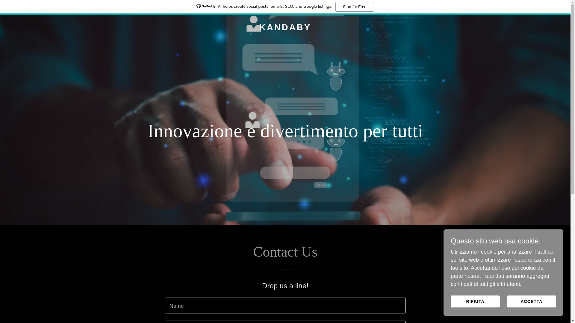 website screenshot of https://kandaby.com/