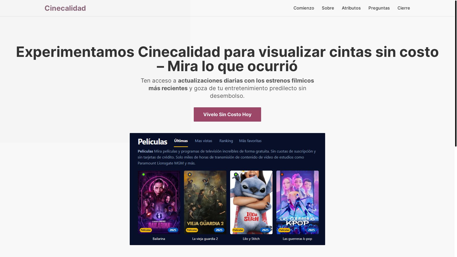 website screenshot of https://cinecalidad-pym0.pages.dev/
