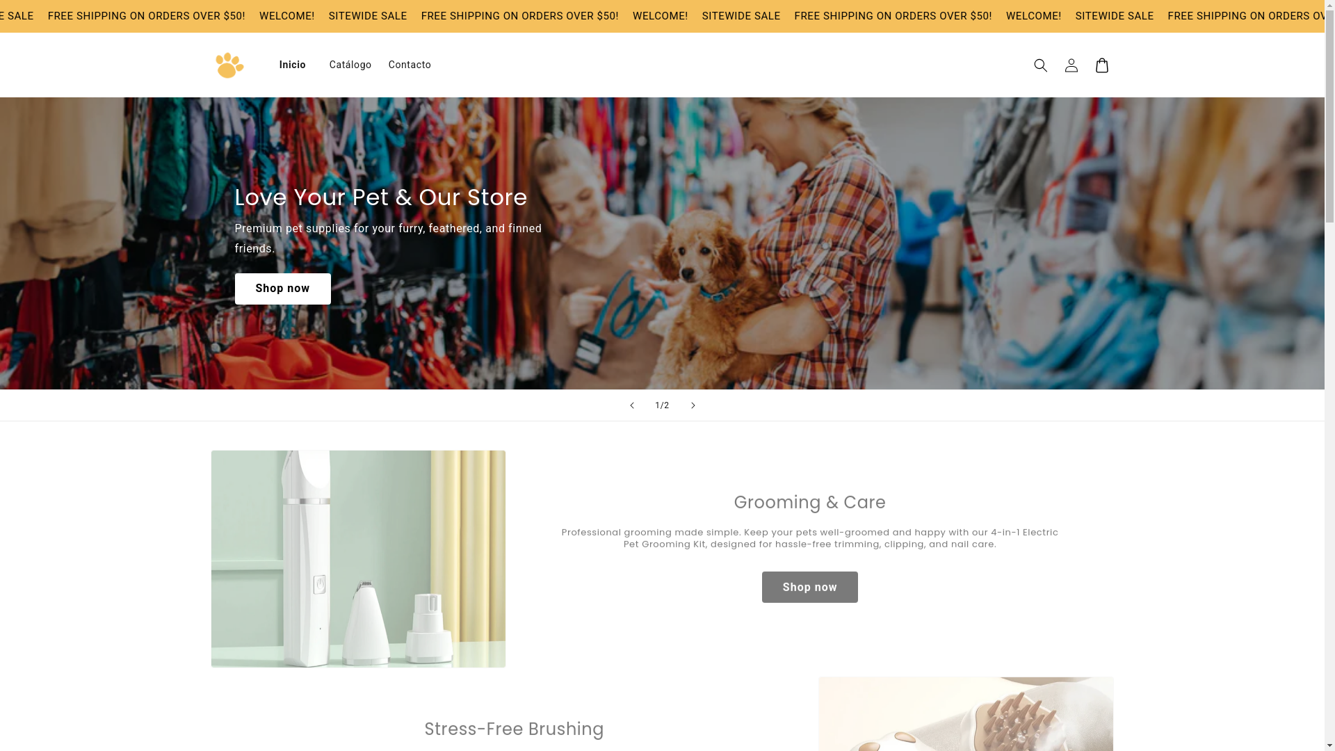 website screenshot of https://lupaw.store/