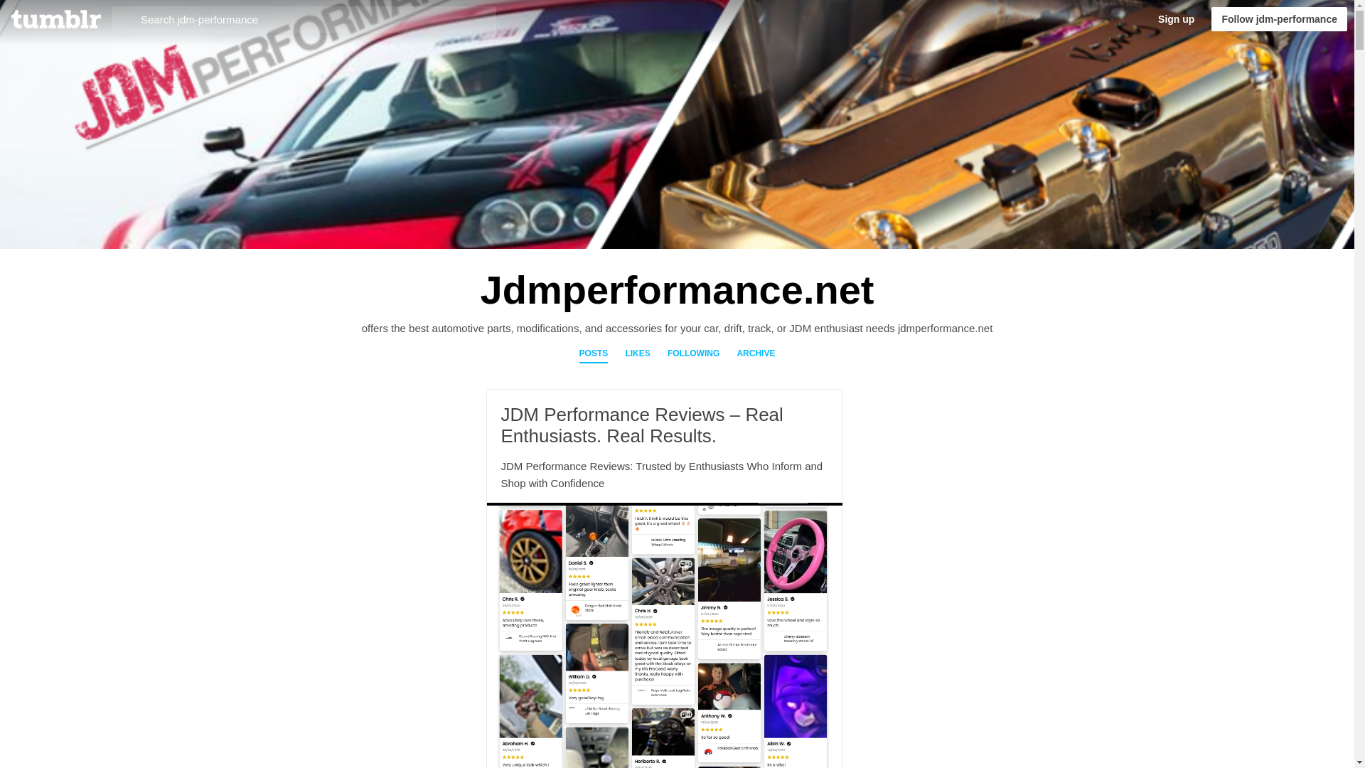 website screenshot of https://jdmperformance.blog/