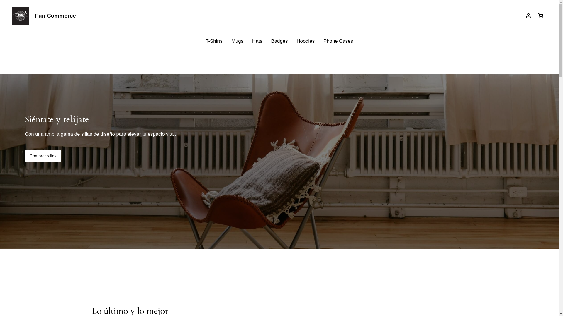 website screenshot of https://funcommerce.es/