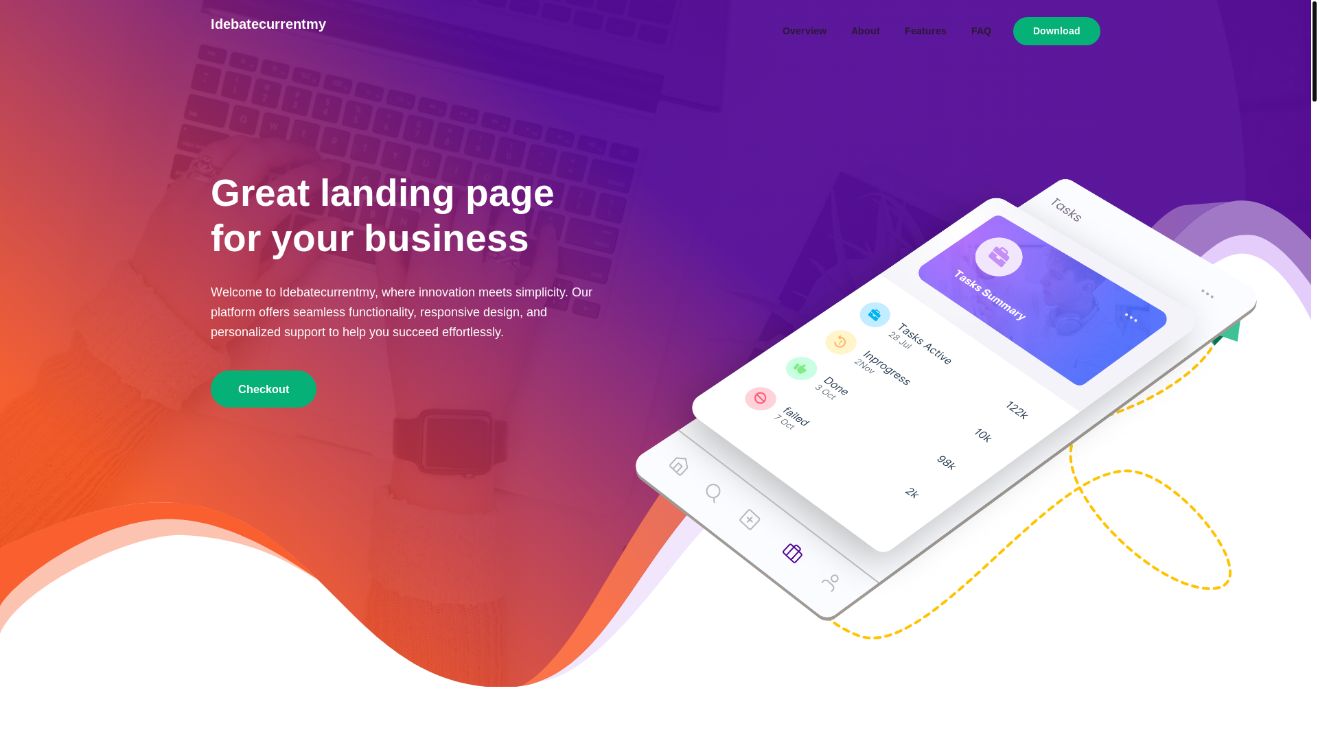 website screenshot of https://idebatecurrent.my.id/