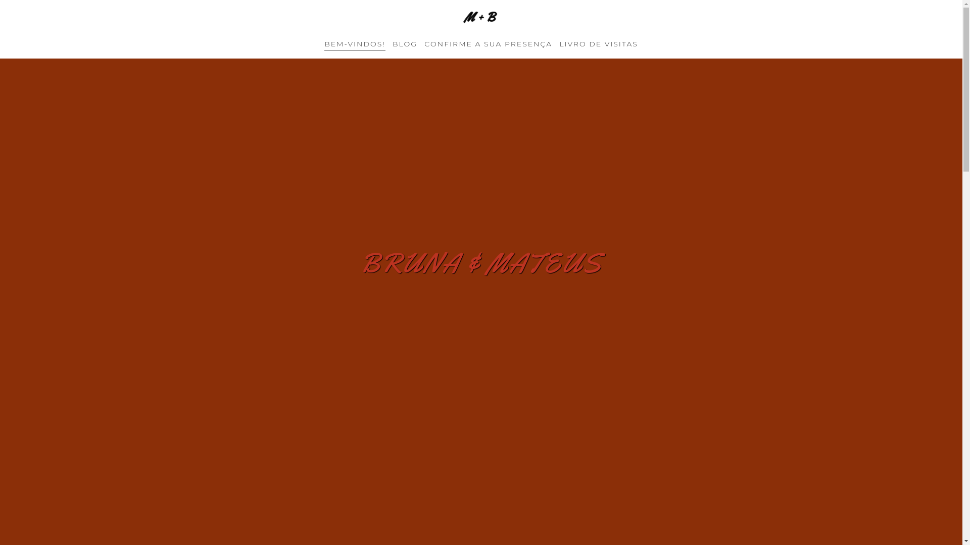 website screenshot of https://casamentobrunaemateus.com/