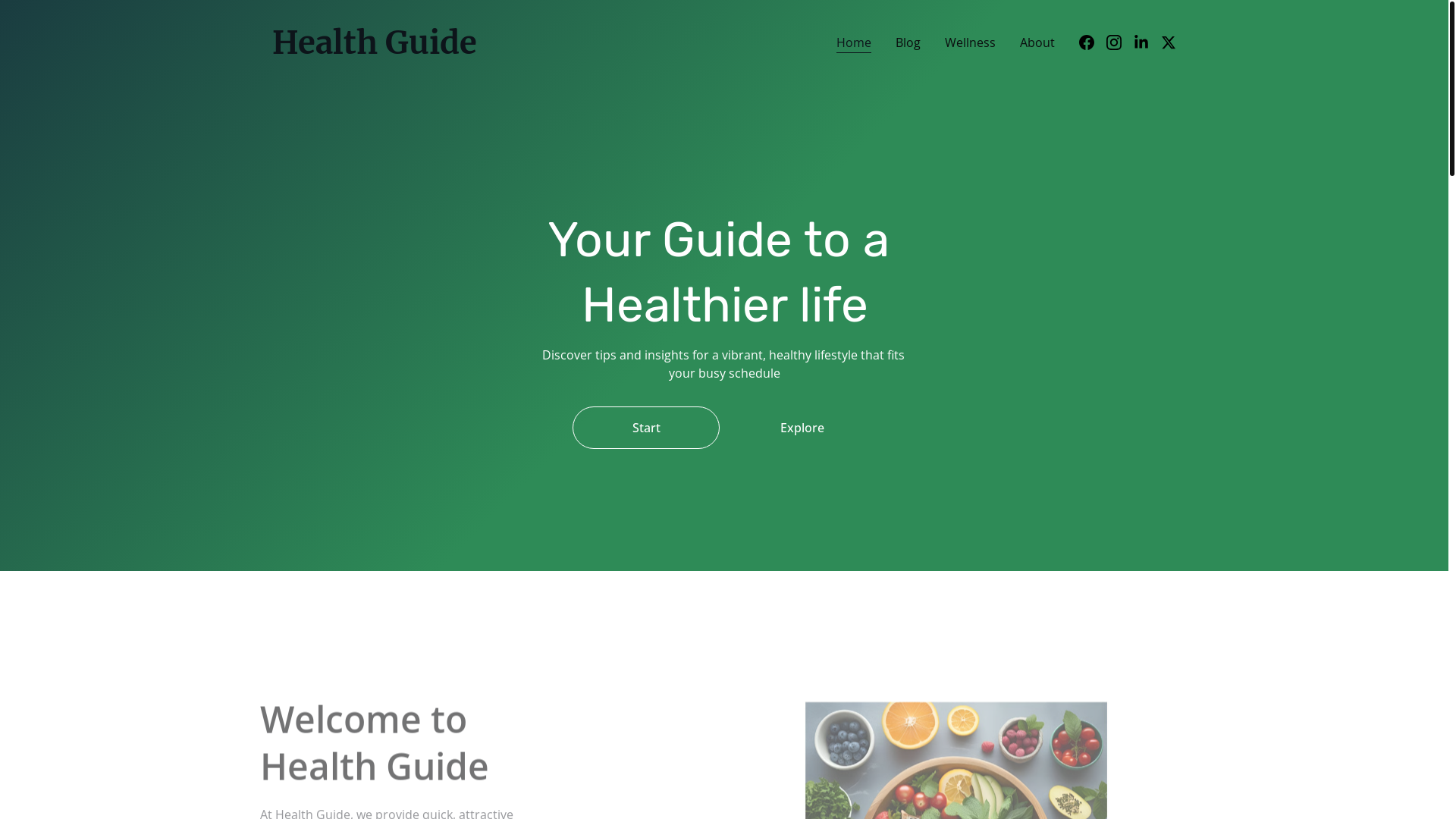 website screenshot of https://healist.blog/