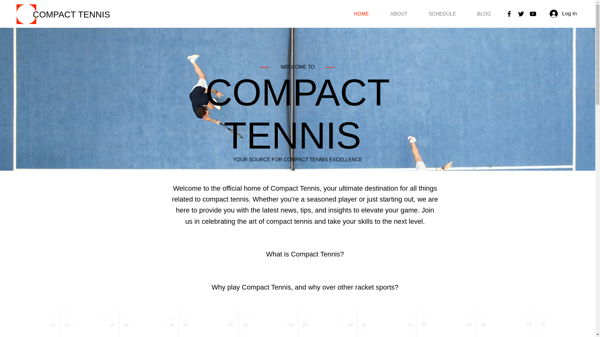 website screenshot of https://compacttennis.com/