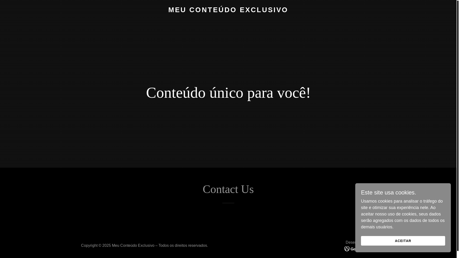 website screenshot of https://meuconteudoexclusivo.com.br/