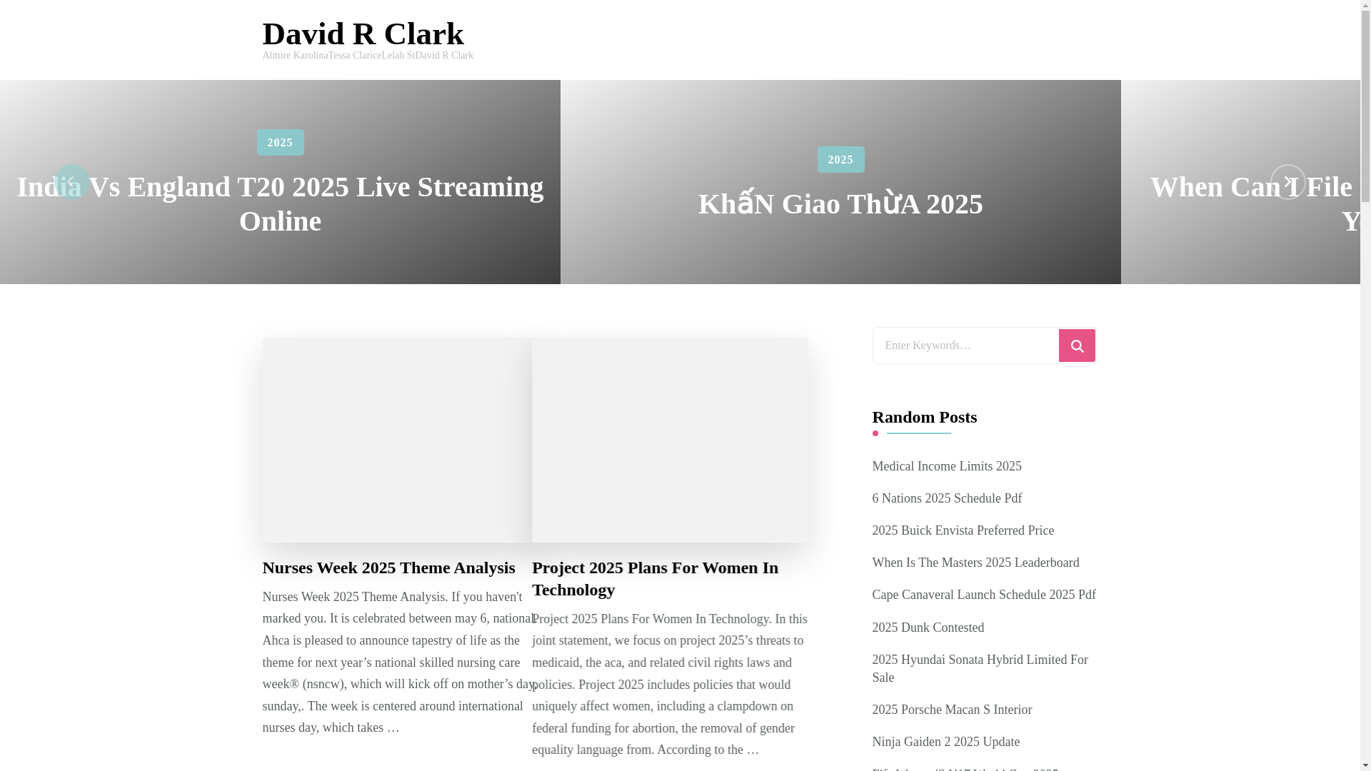website screenshot of https://davidrclarki.pages.dev/
