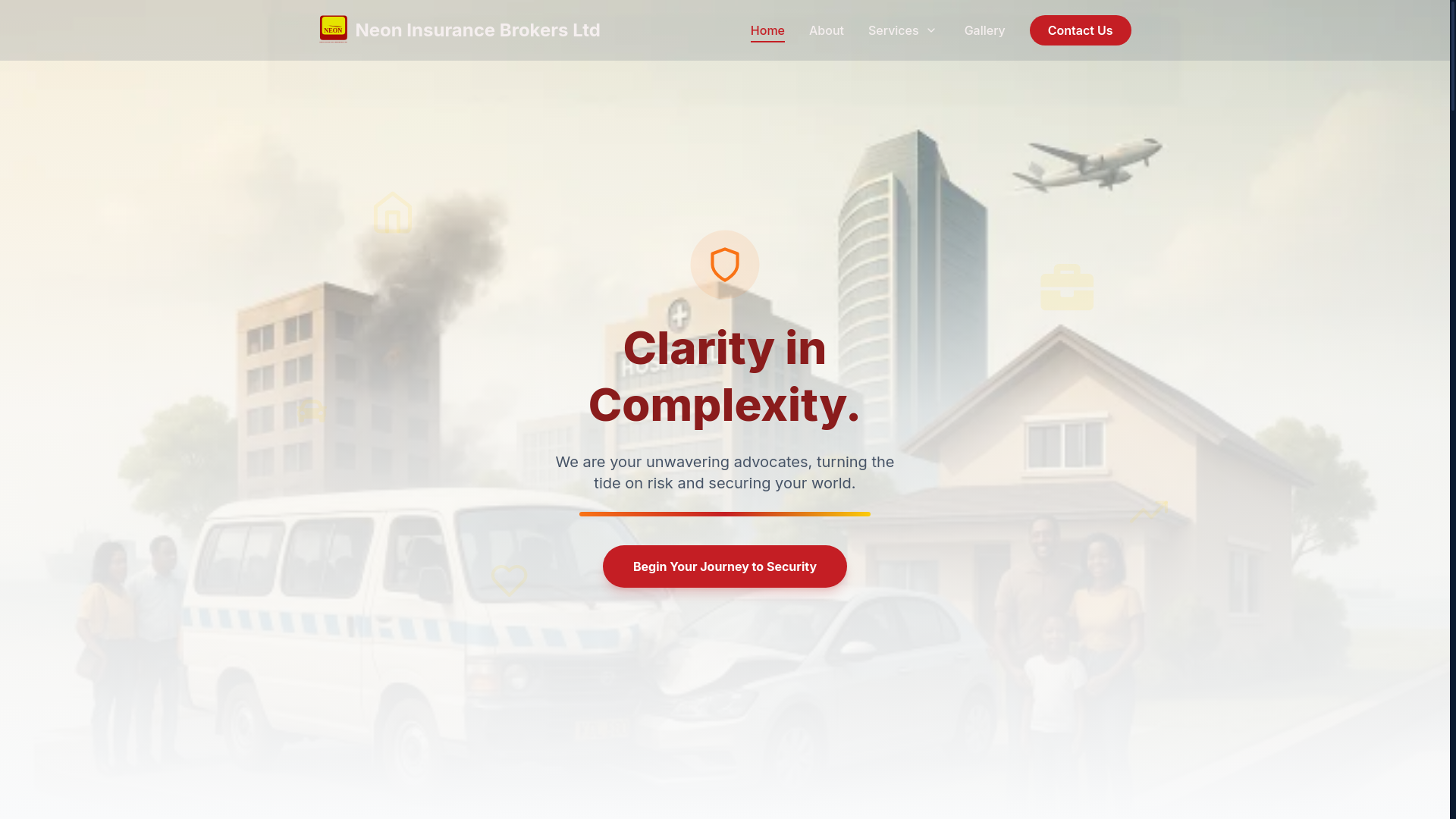 website screenshot of https://neoninsurancebrokerltd.org/