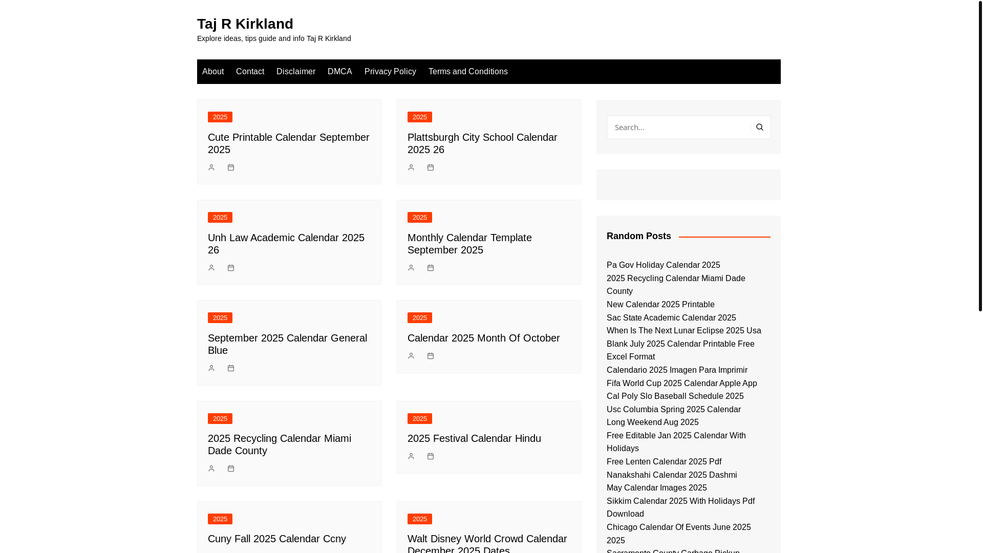website screenshot of https://tajrkirkland.pages.dev/