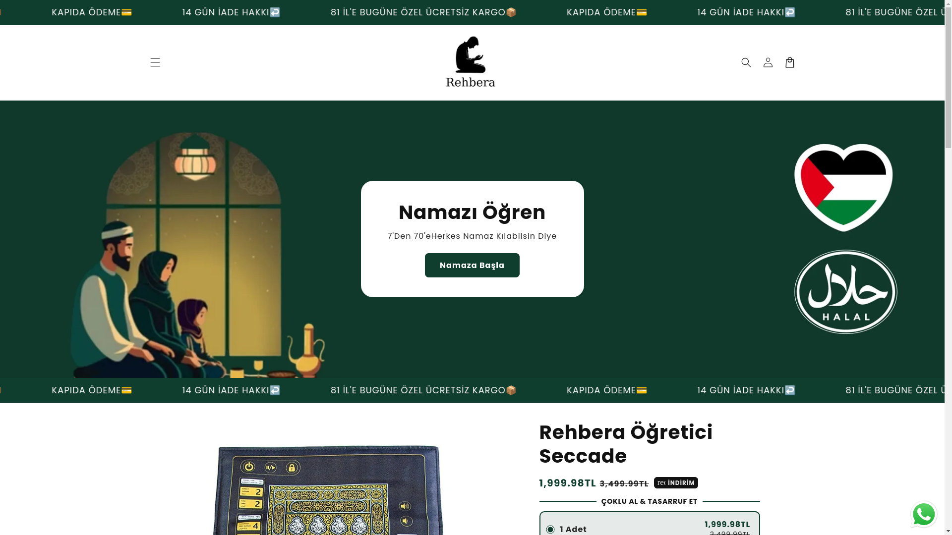 website screenshot of https://rehberatr.com/