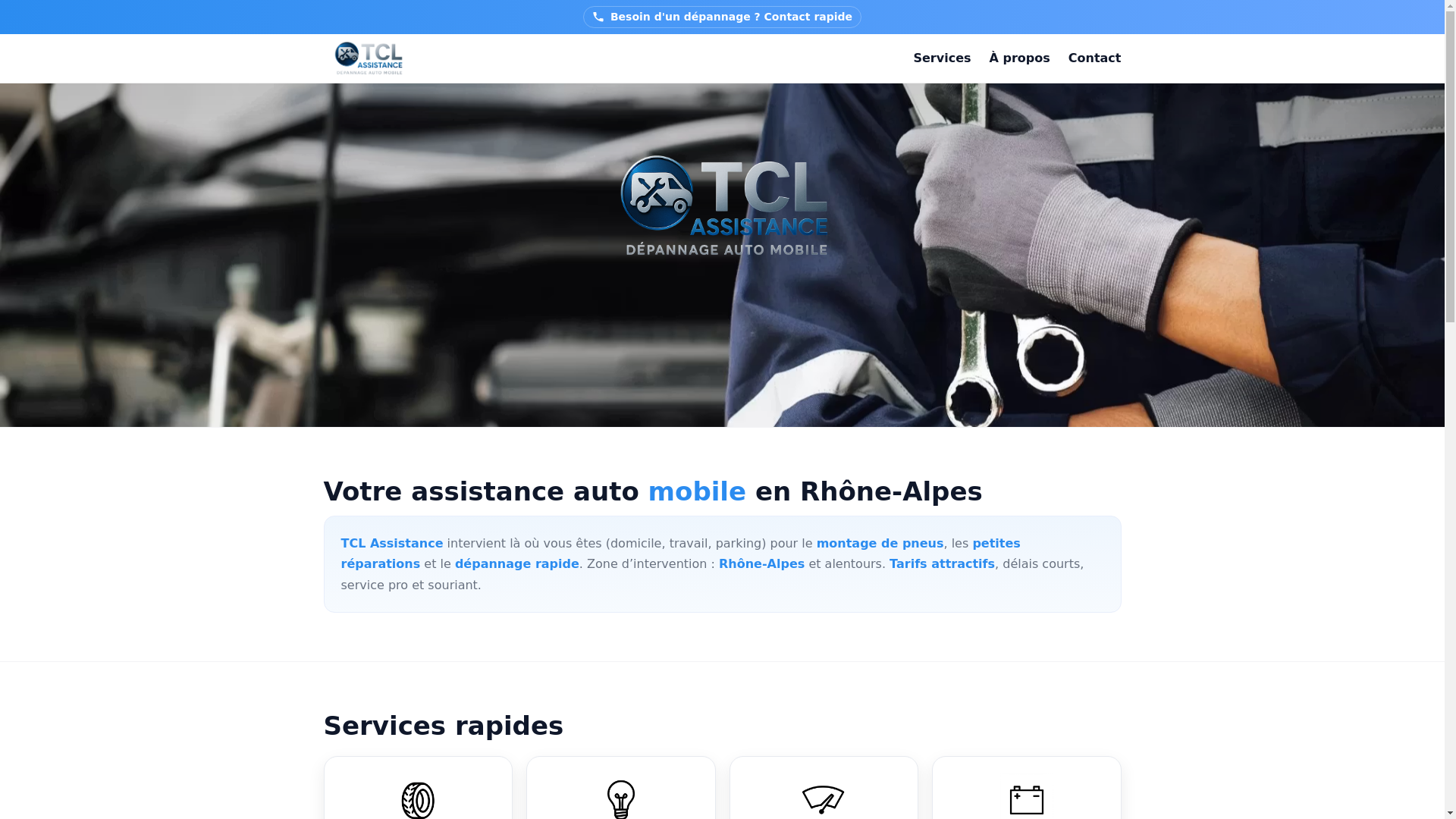 website screenshot of https://tcl-am.fr/