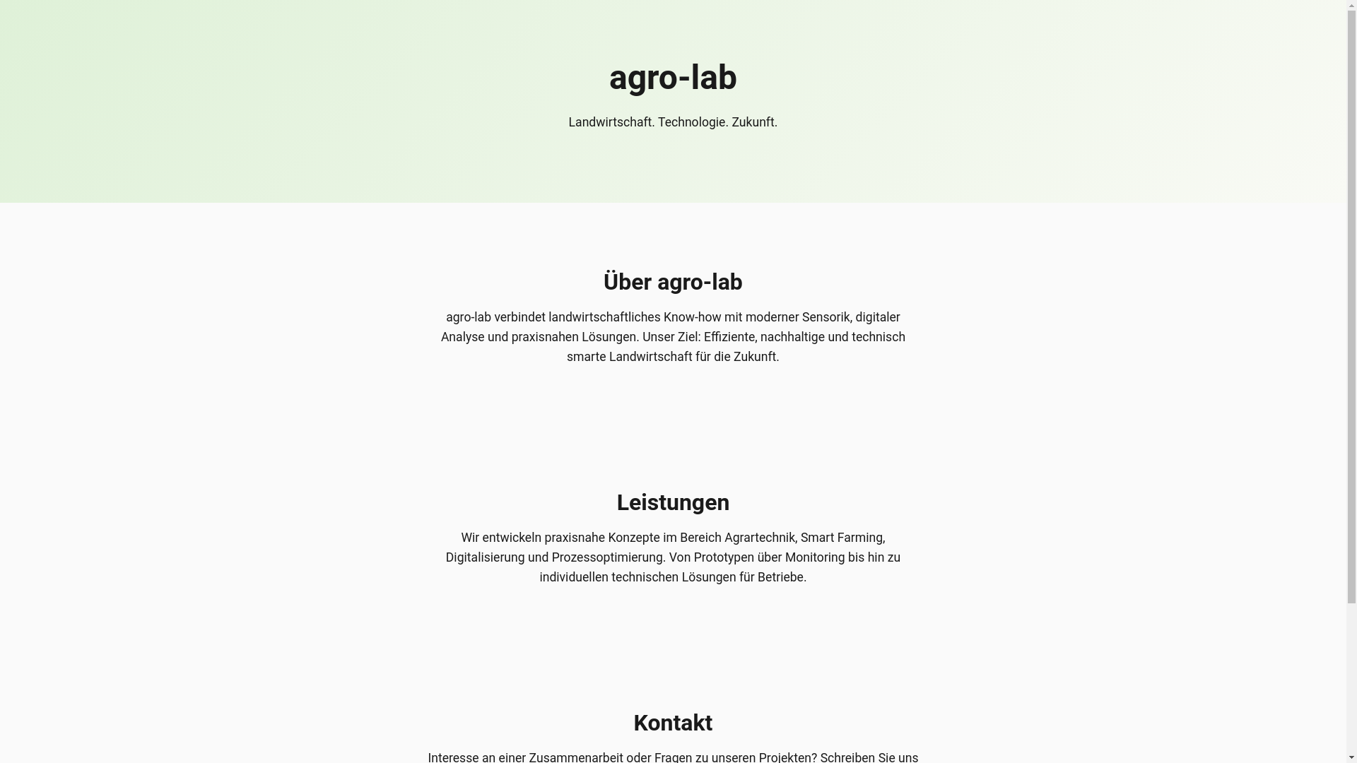 website screenshot of https://agro-lab.de/