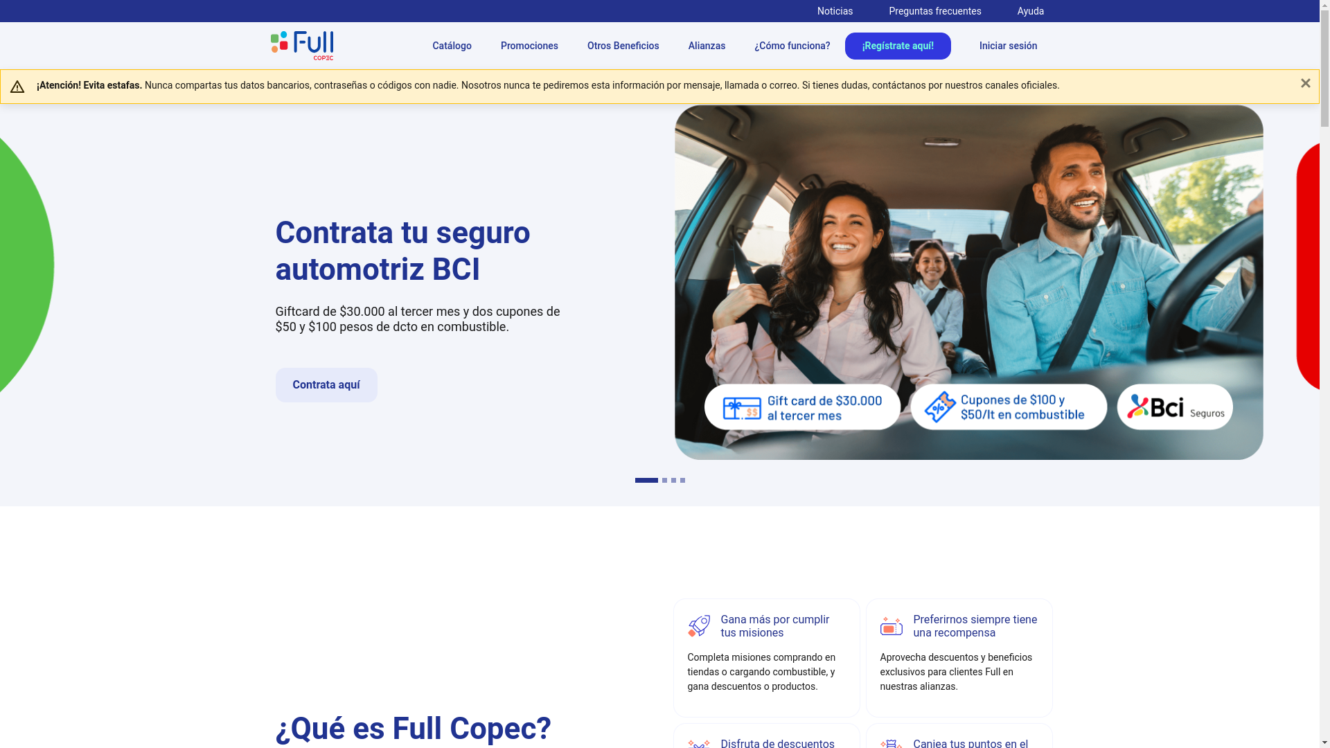 website screenshot of https://wwwfulllcopec.com/