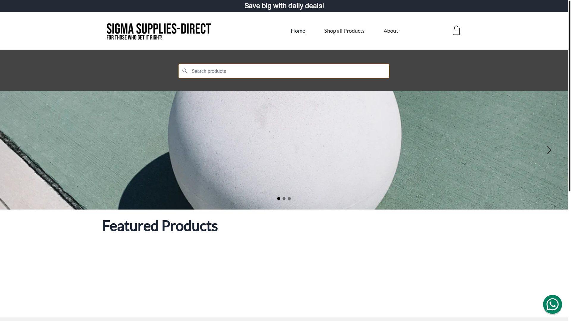 website screenshot of https://sigmasupplies-direct.shop/
