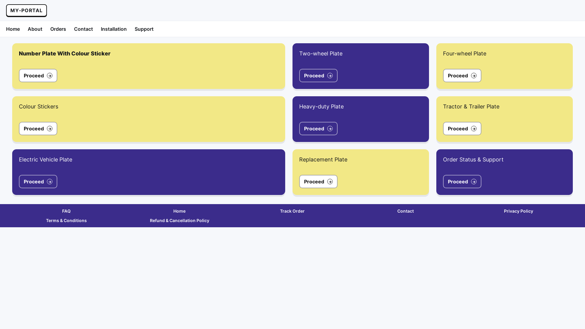 website screenshot of https://numbersplatehub.online/