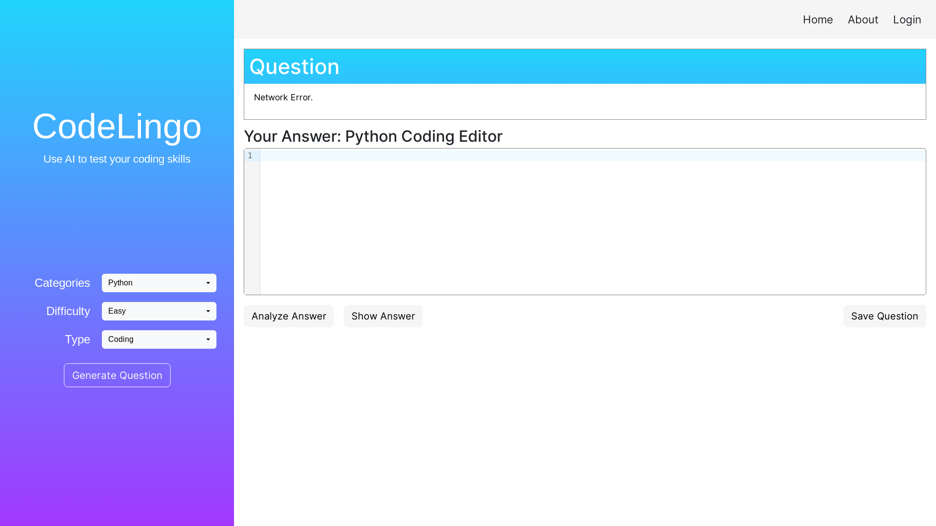 website screenshot of https://codelingo-ai.com/