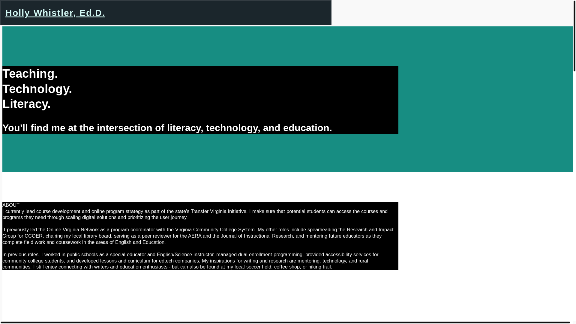 website screenshot of https://whistler-writes.com/