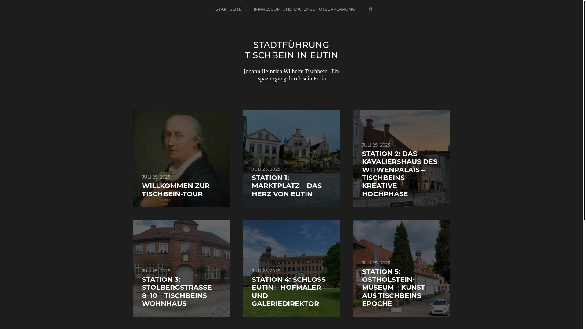website screenshot of https://tischbein-eutin.de/