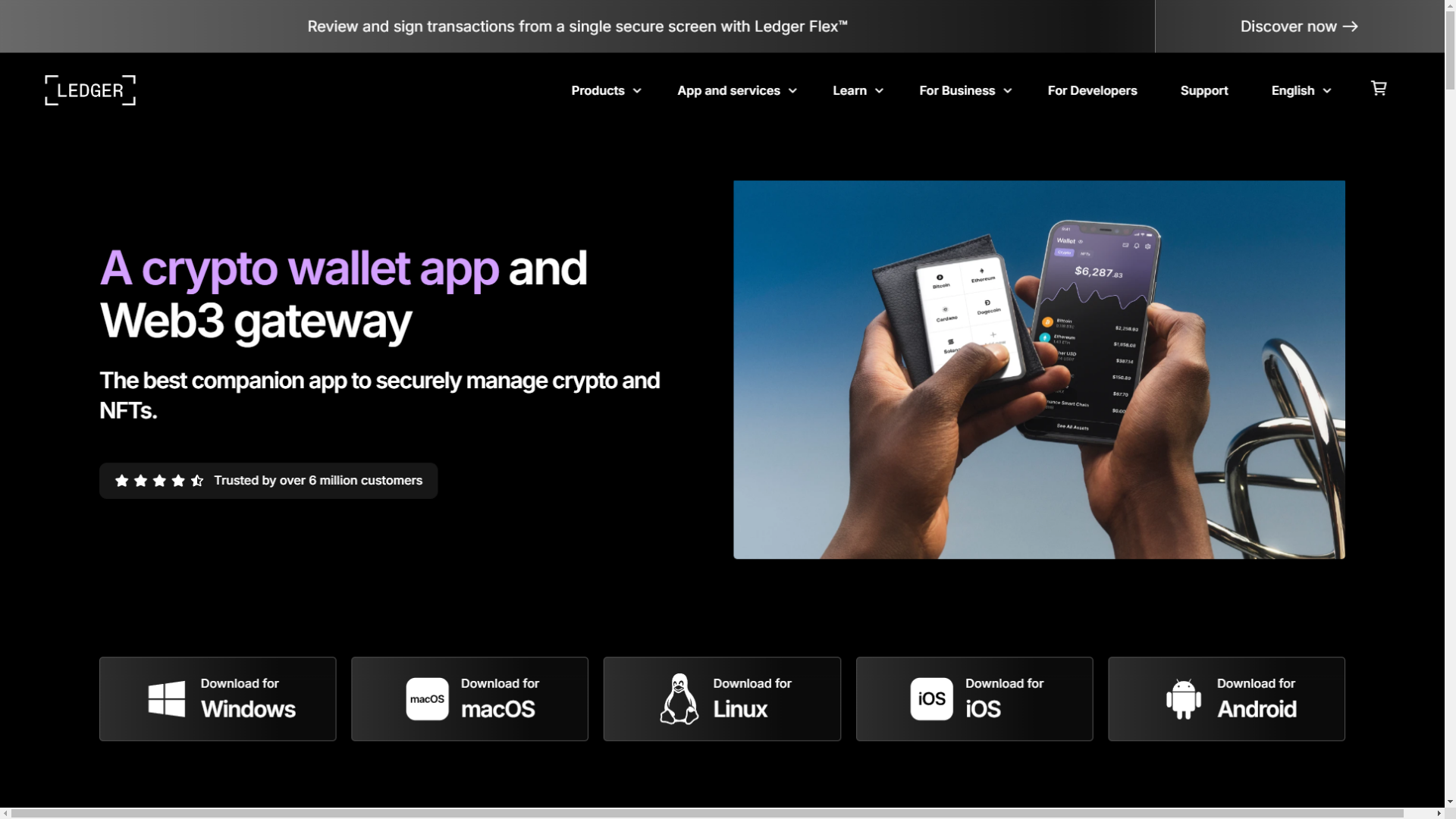 website screenshot of https://ledger-wallet.gitlab.io/live/