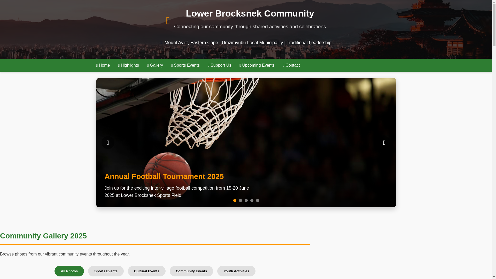website screenshot of https://lowerbrooksnek.org.za/