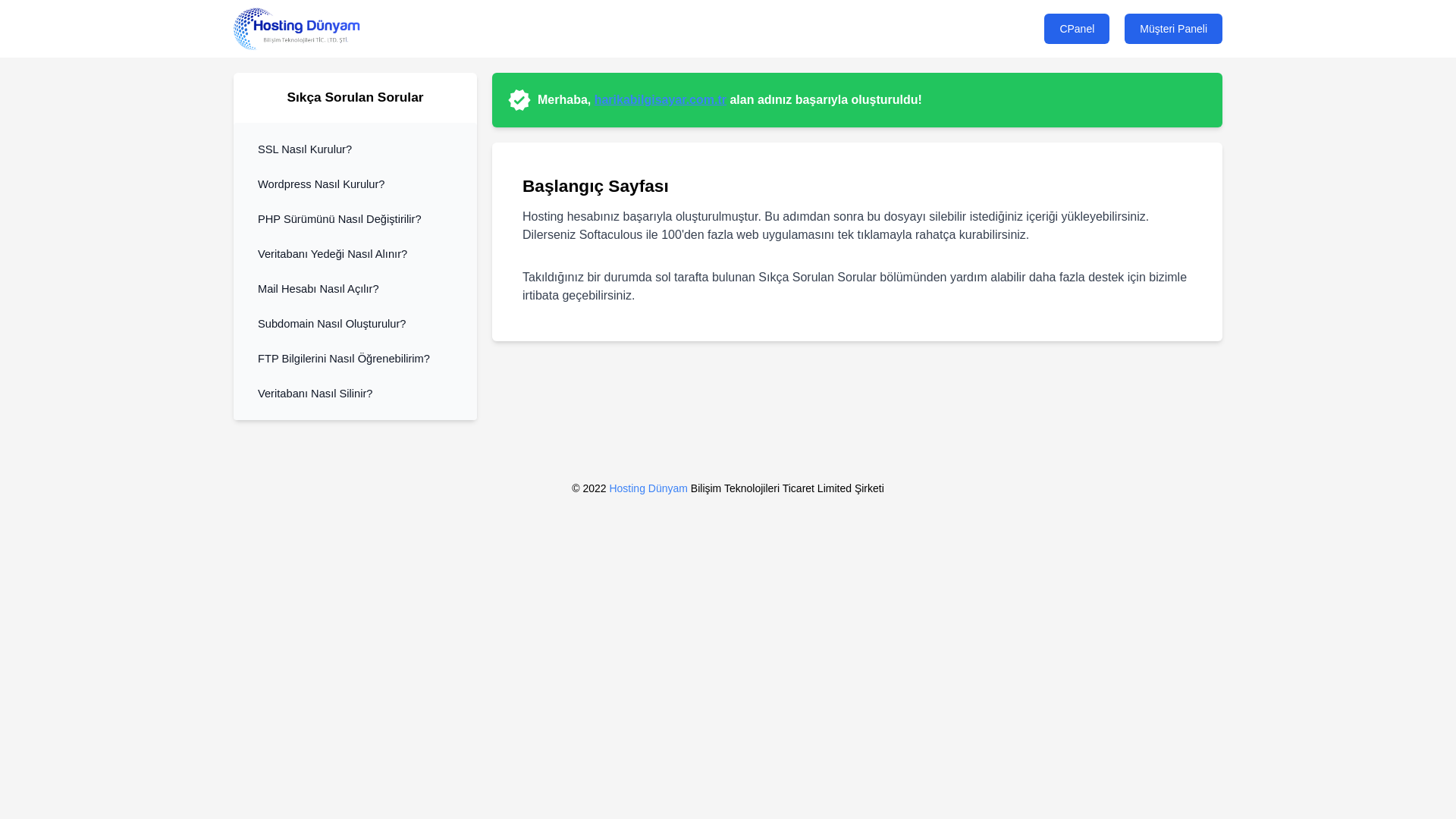 website screenshot of https://harikabilgisayar.com.tr/