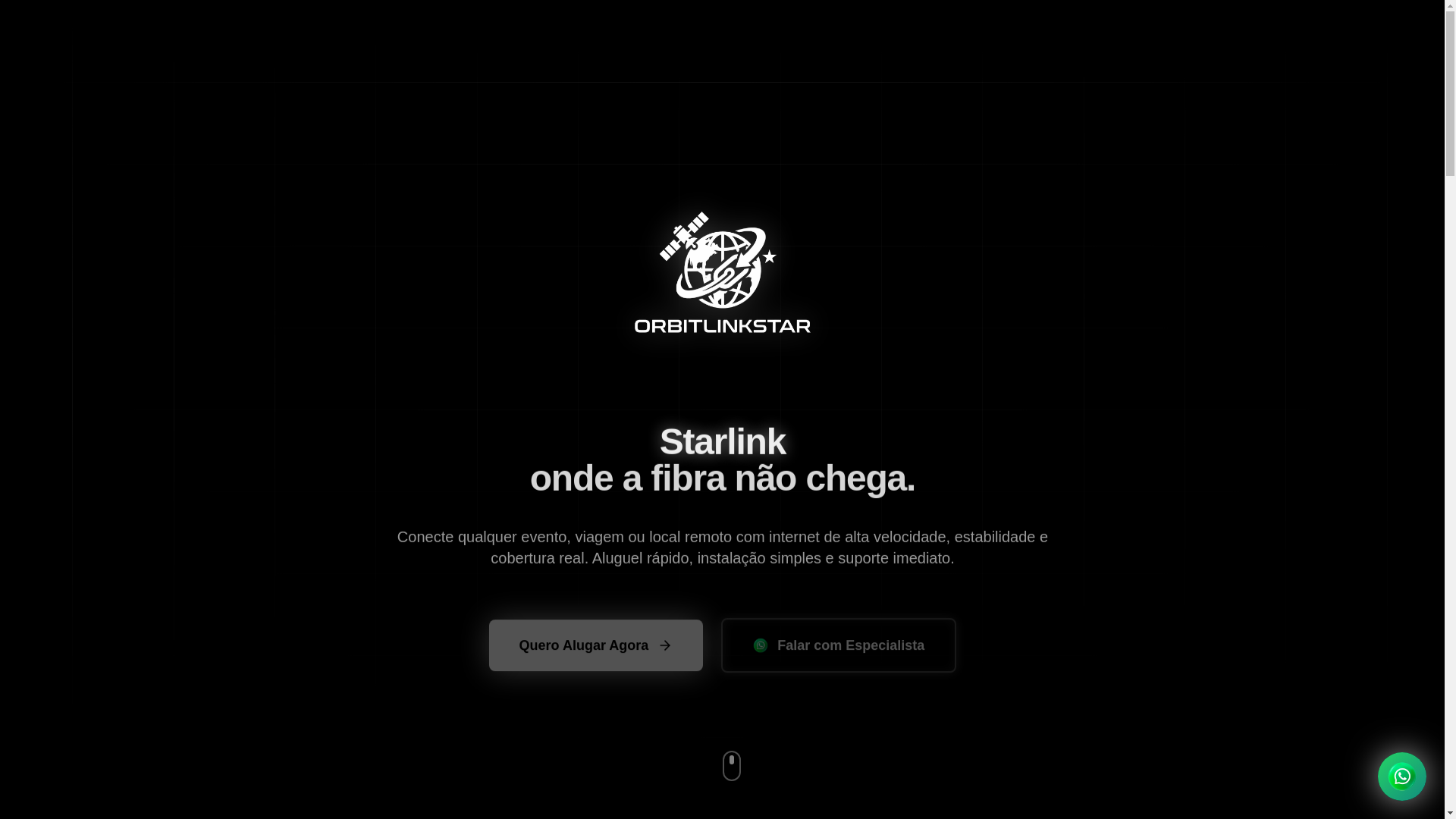 website screenshot of https://orbitlinkstar.com.br/