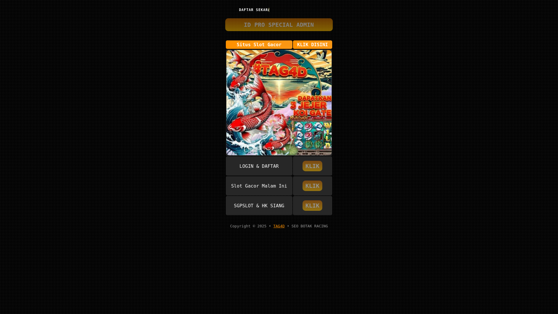 website screenshot of https://sgpslot-hksiang.pages.dev/