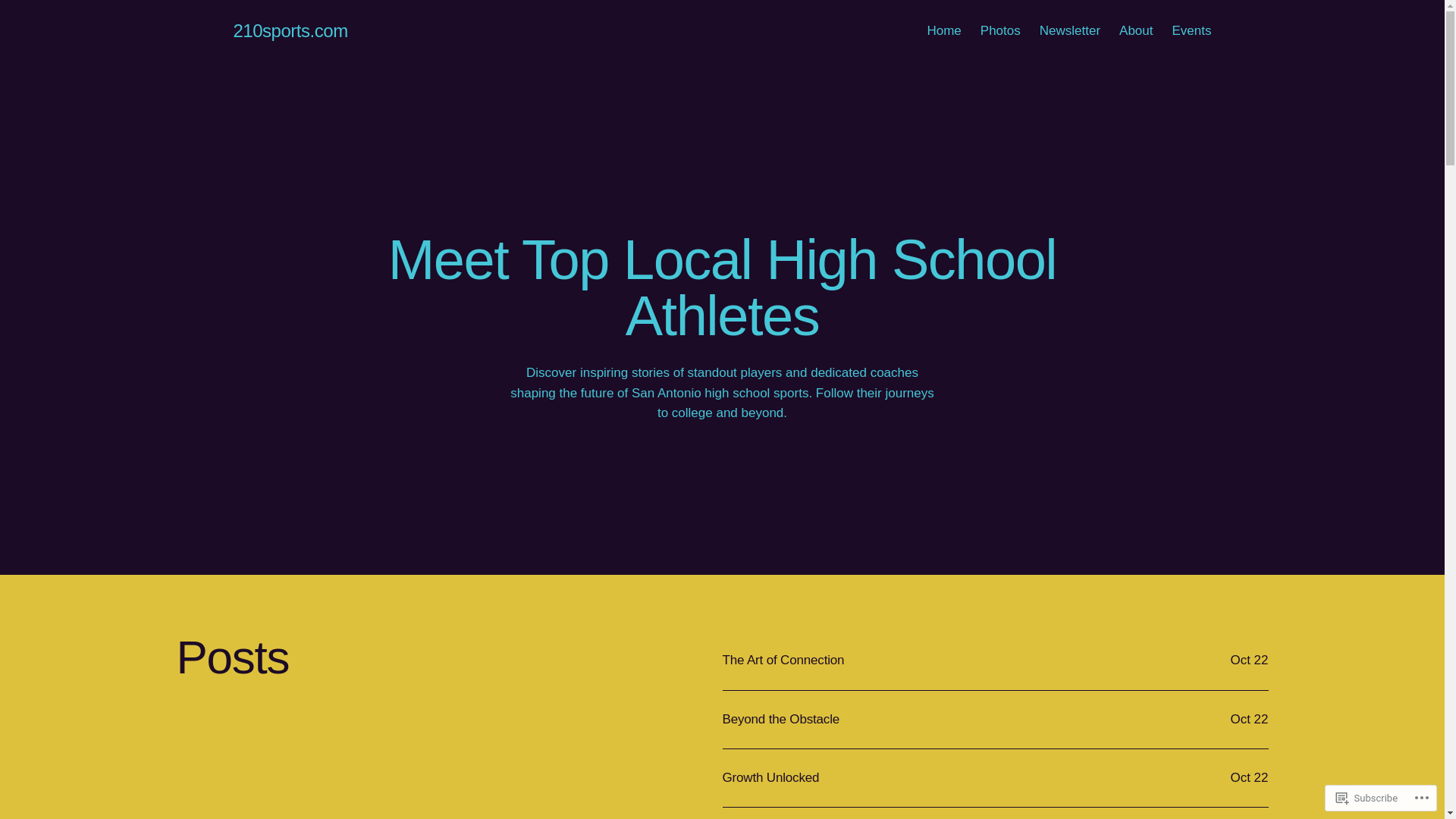 website screenshot of https://sports210.com/
